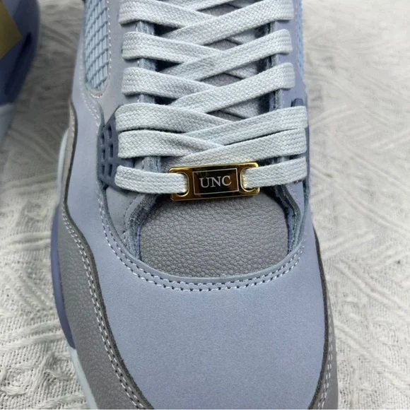 Jordan Blue and Gray Sneakers with Classic Design